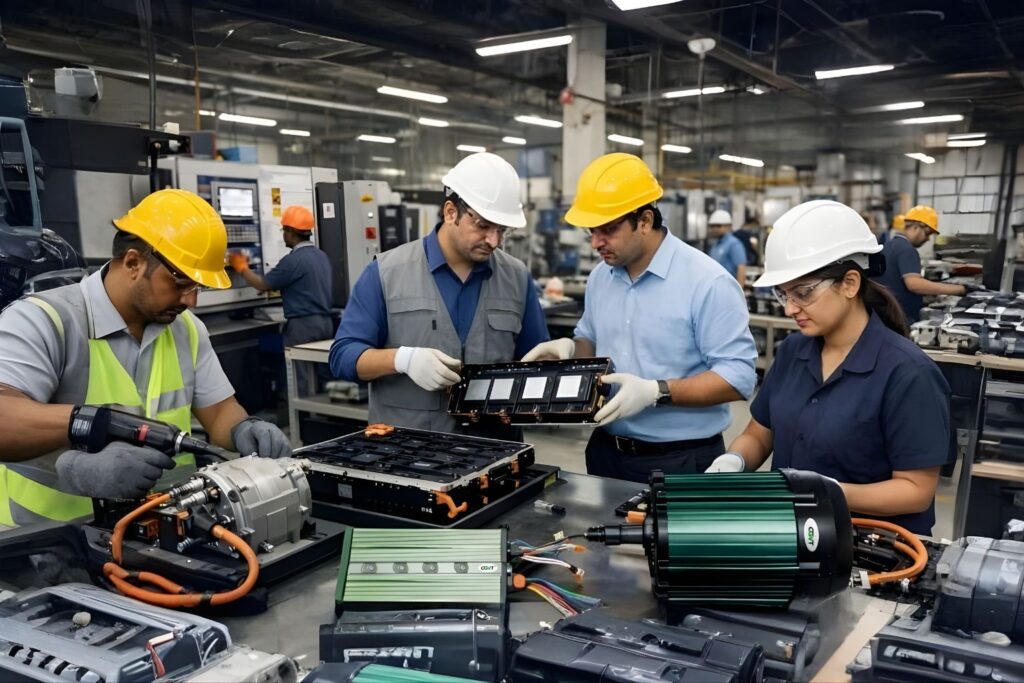 How Electric Vehicle Spare Parts Manufacturing is Growing in India